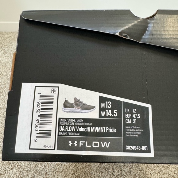 UA Flow Velociti MVMNT Pride shoe size 13 - Picture 2 of 8